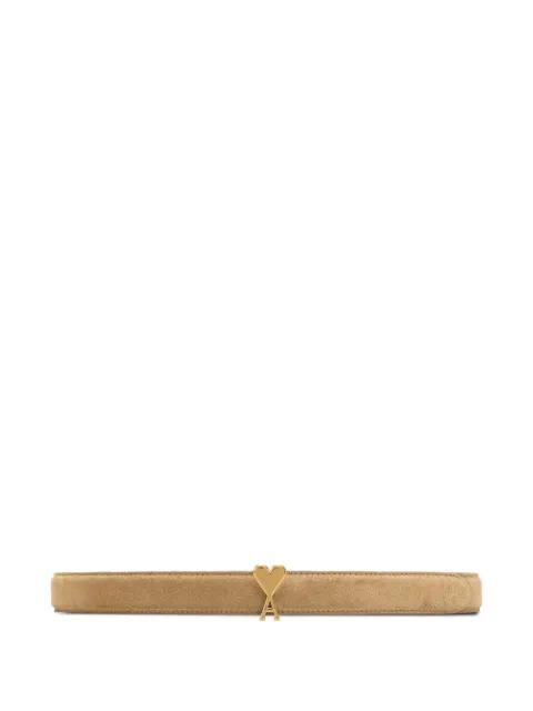Ami De Coeur heart-buckle belt by AMI