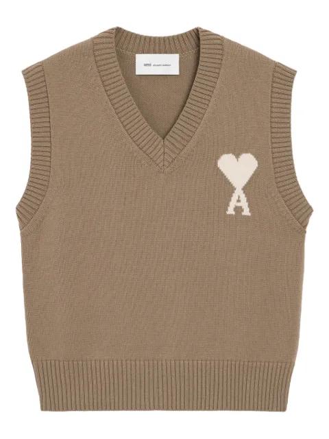 Ami De Coeur knitted vest by AMI