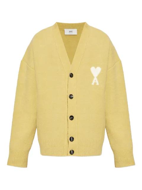 Ami De Coeur logo cardigan by AMI