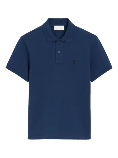 Ami De Coeur logo-detail polo shirt by AMI