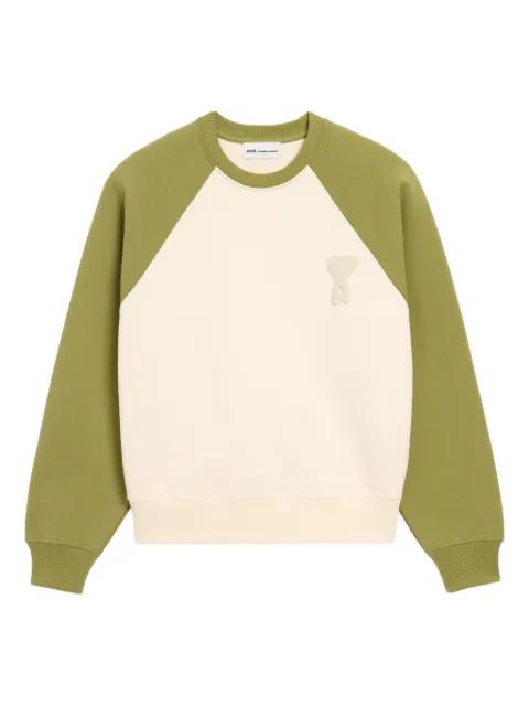 Ami De Coeur two-tone crochet sweater by AMI