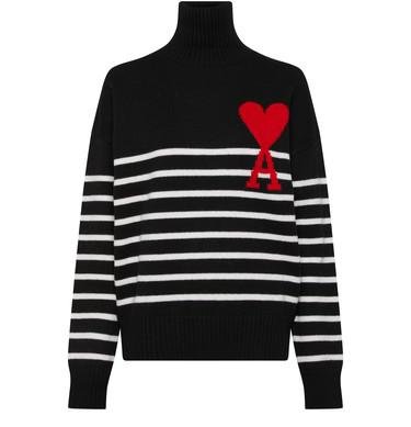 Ami de Cœur turtleneck sweater by AMI