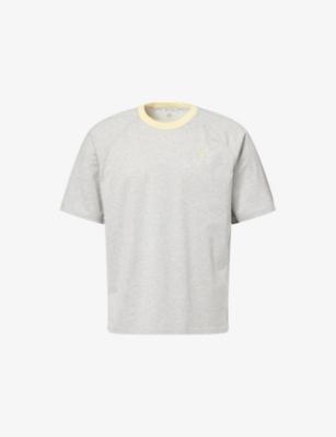 Ami de Coeur Embroidered Logo Cotton-Jersey T-Shirt by AMI