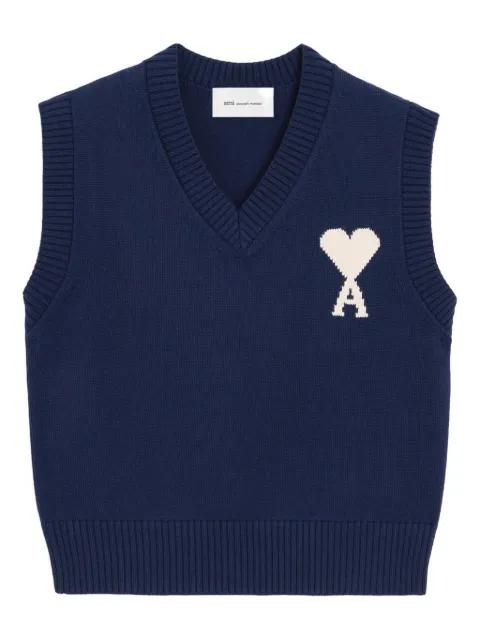 Ami de Coeur V-neck vest by AMI