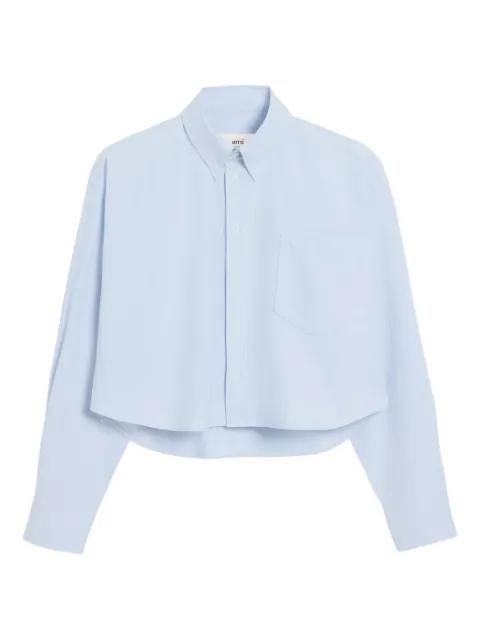 Ami de Coeur cropped button-down shirt by AMI