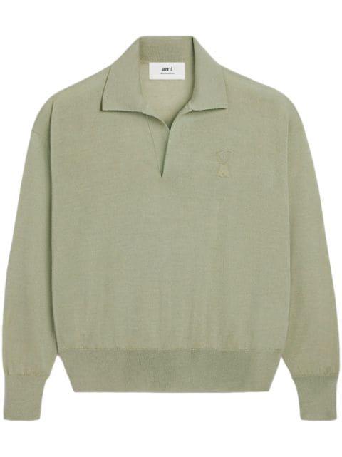 Ami de Coeur knitted polo shirt by AMI