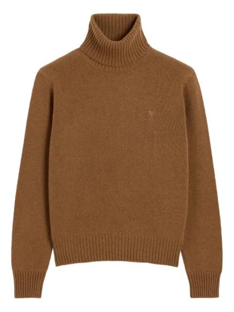 Ami de Coeur roll neck sweater by AMI