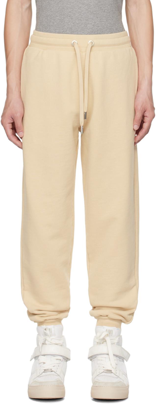 Beige Ami de Cœur Sweatpants by AMI