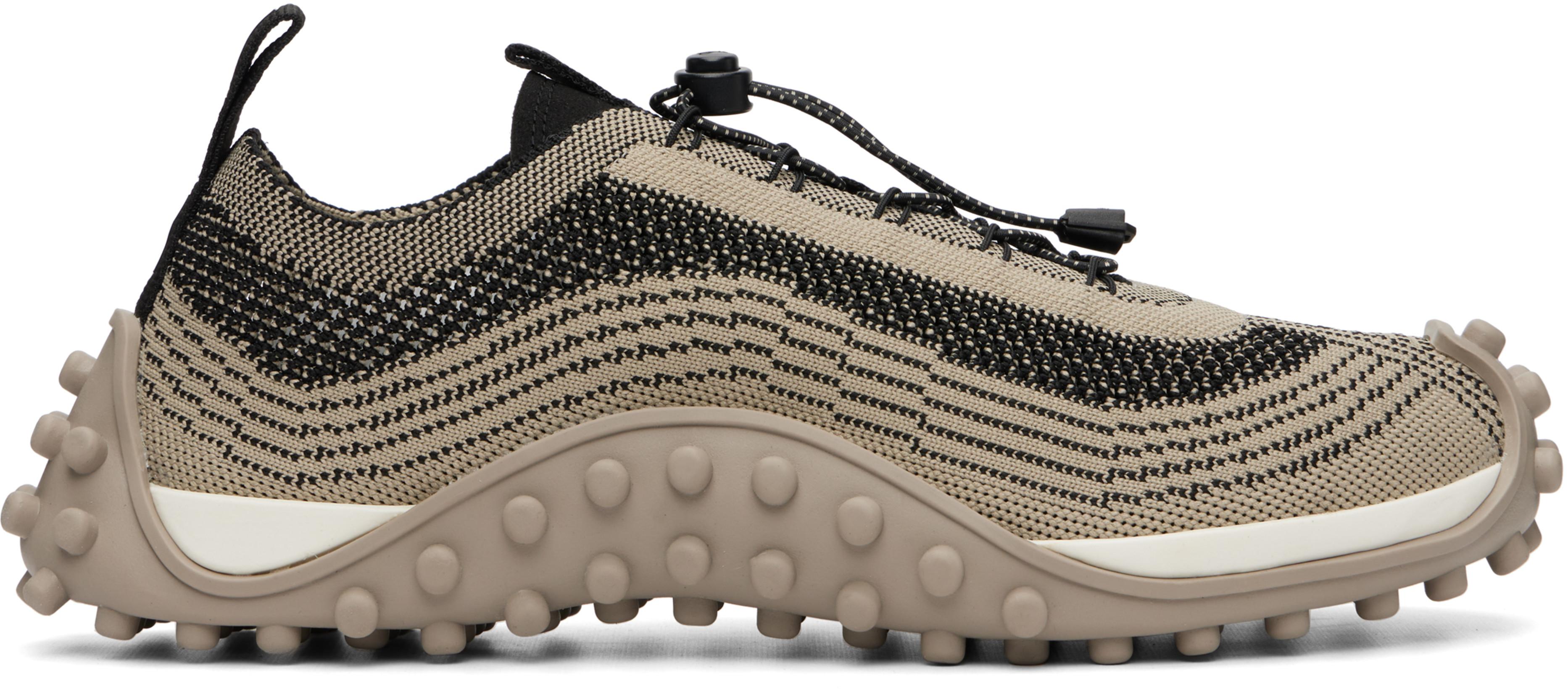 Beige Mirage Knit Sneakers by AMI