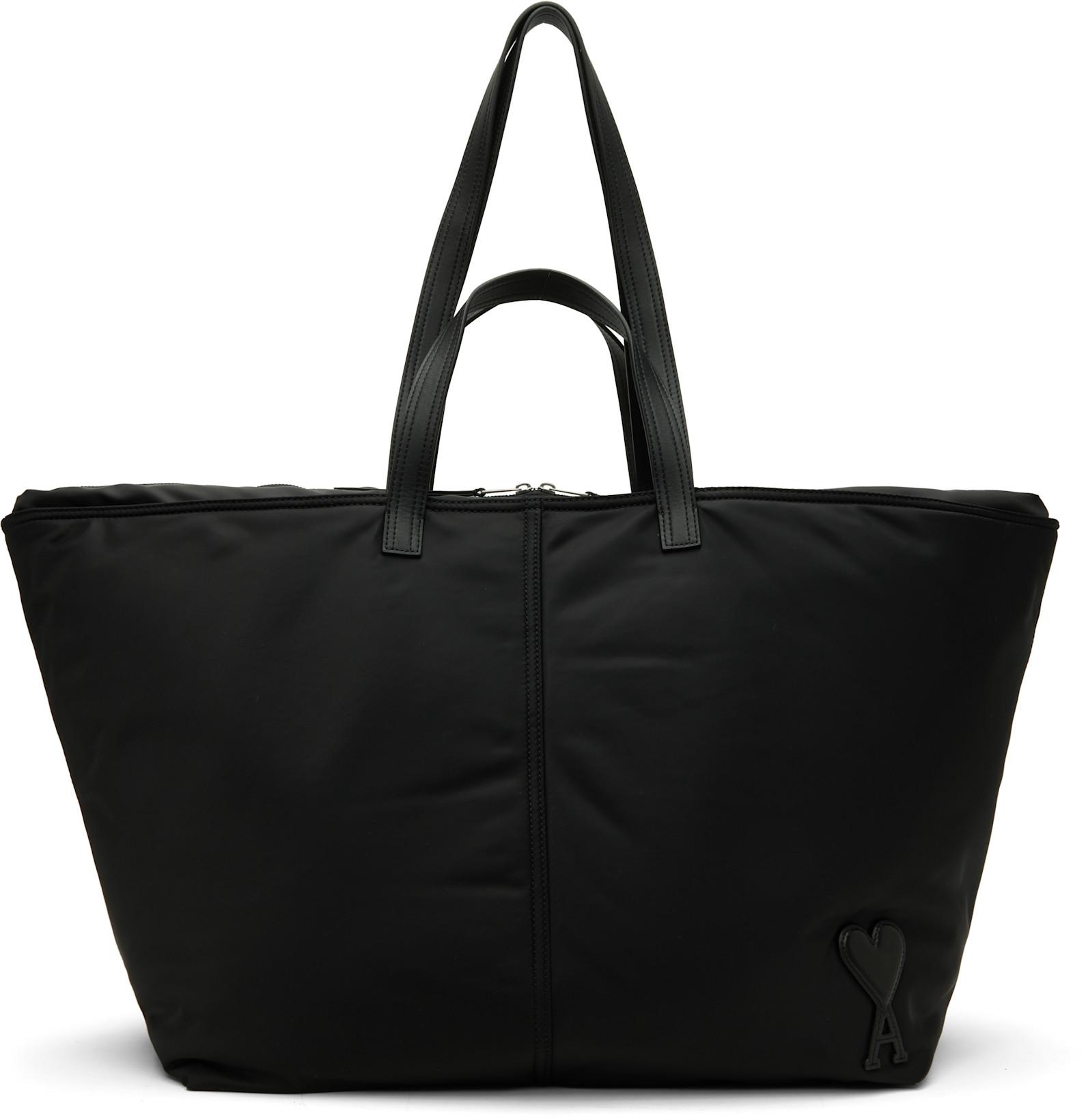 Black Marcel Tote by AMI
