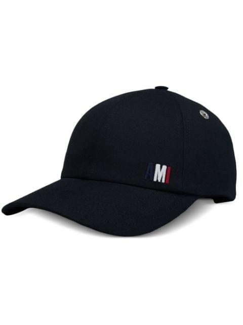 Bleu Blanc Rouge Ami embroidery cap by AMI