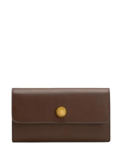 Carrousel continental leather wallet by AMI