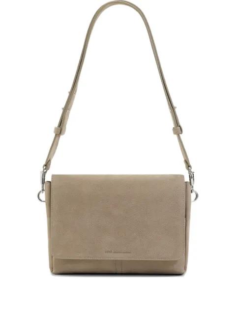 Carrousel grained-leather shoulder bag by AMI