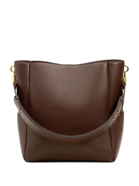 Carrousel leather bucket bag by AMI