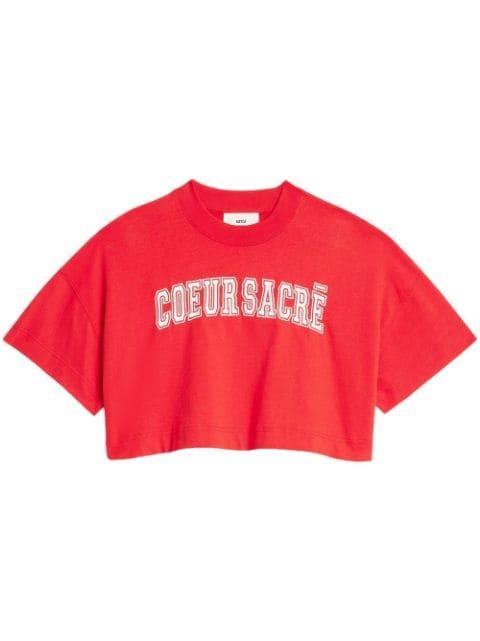 Coeur Sacré cropped T-shirt by AMI