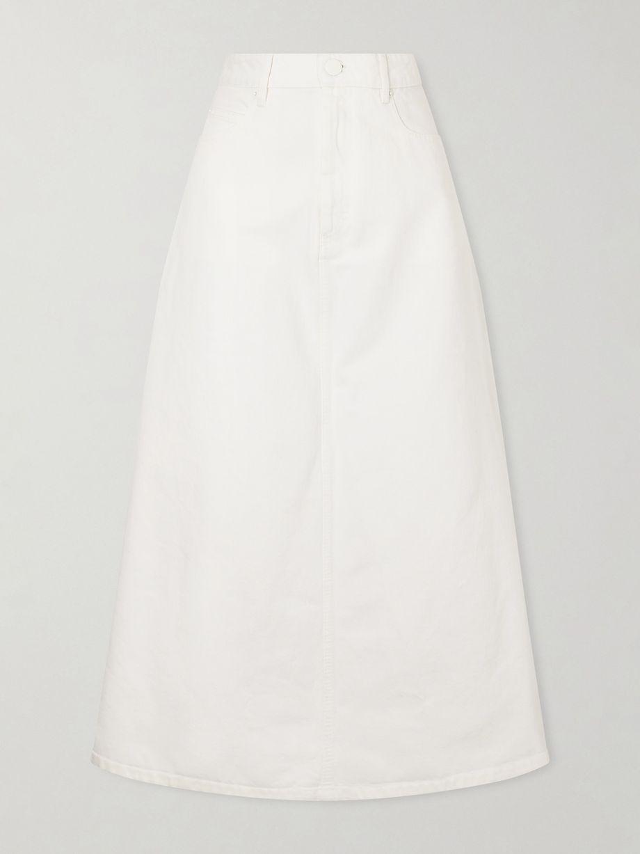 Denim midi skirt by AMI