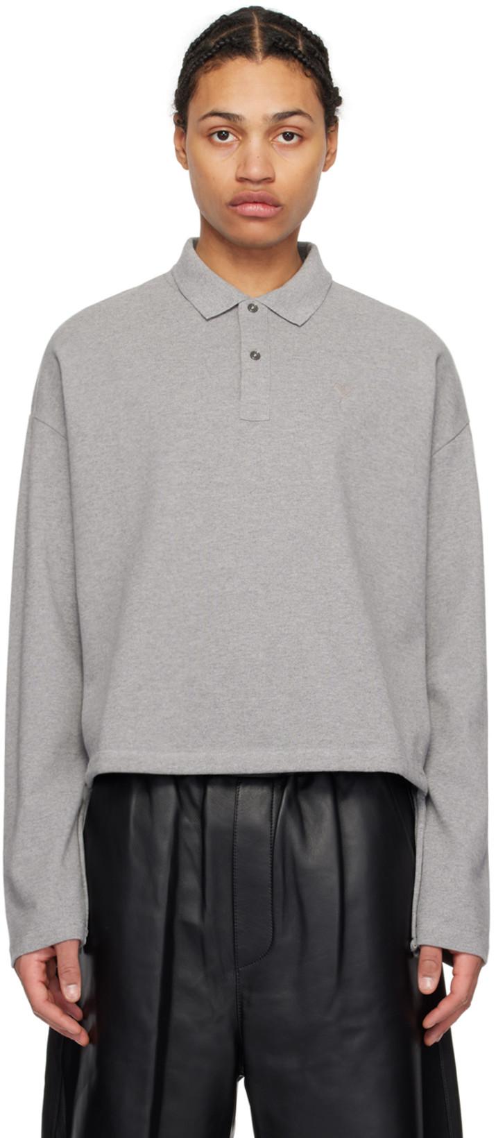 Gray Ami de Cœur Sweater by AMI