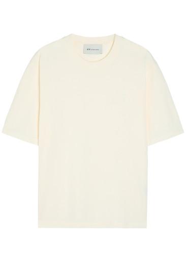 Logo-embroidered cotton T-shirt by AMI