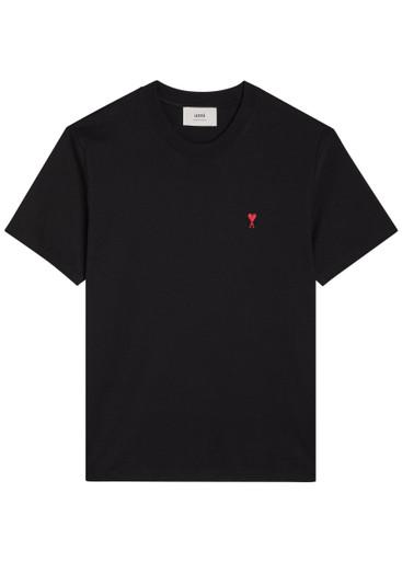 Logo-embroidered cotton T-shirt by AMI