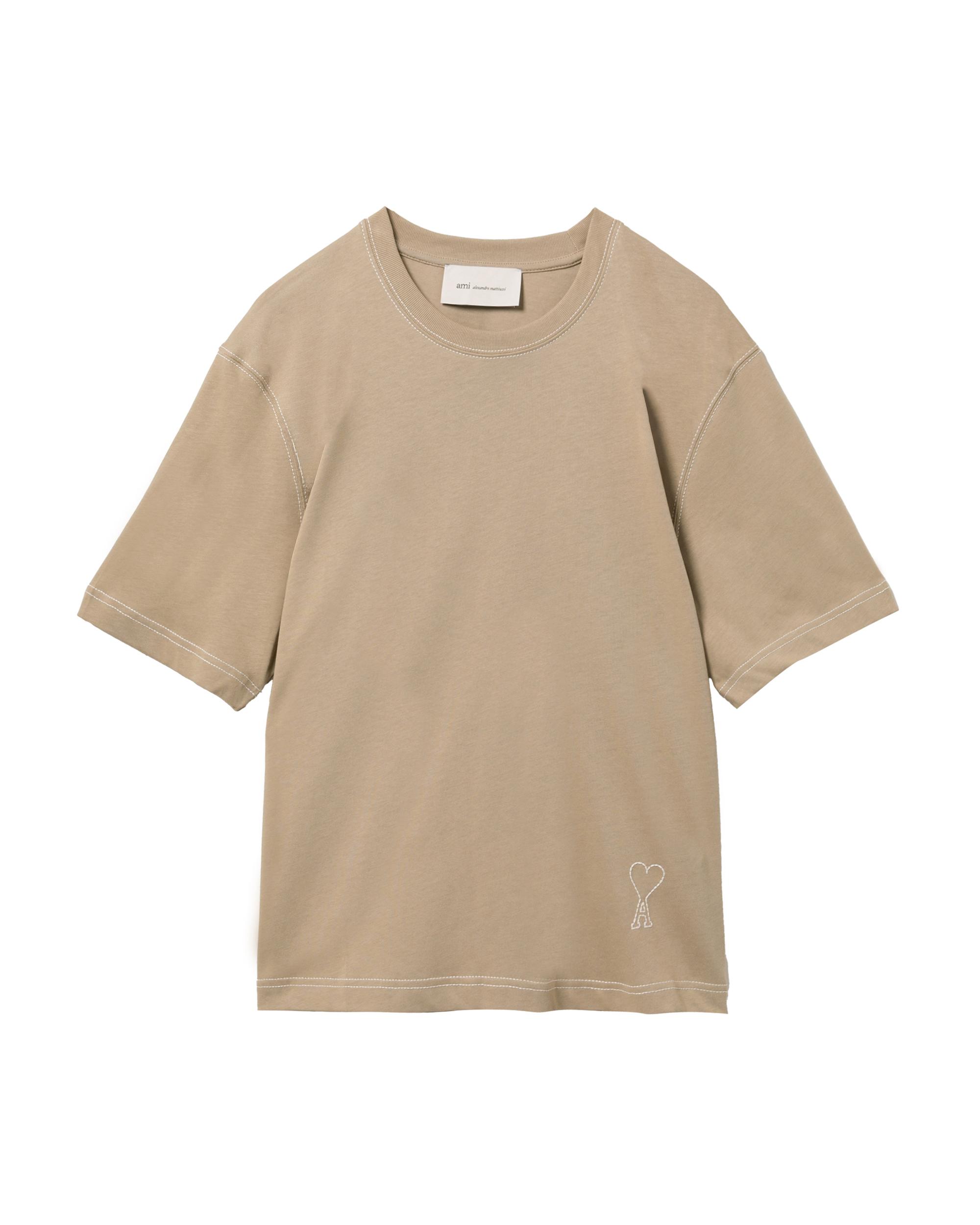Logo embroidered tee by AMI