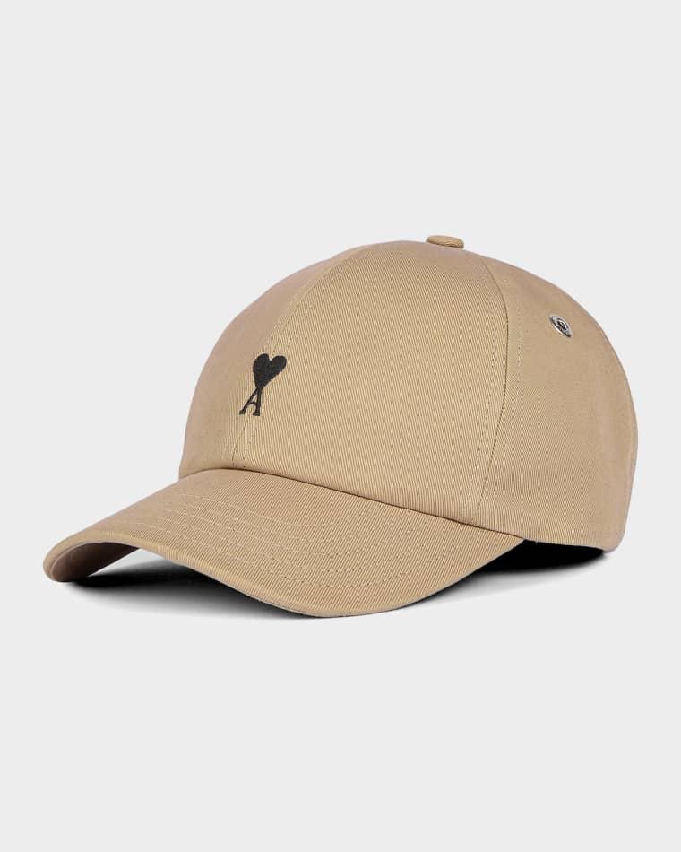 Men's Quota Embroidered Ami de Coeur Baseball Cap by AMI