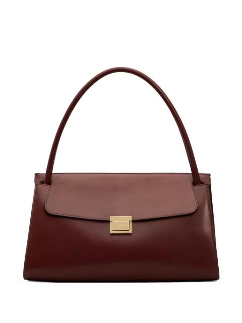 Mimi leather tote bag by AMI