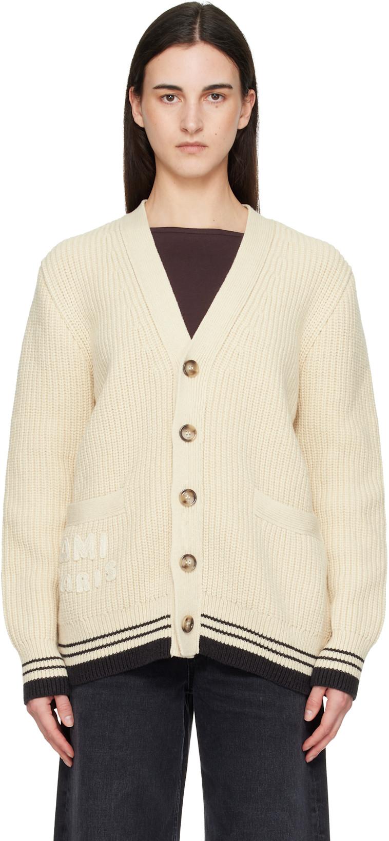 Off-White 'Ami Paris' Patch Cardigan by AMI