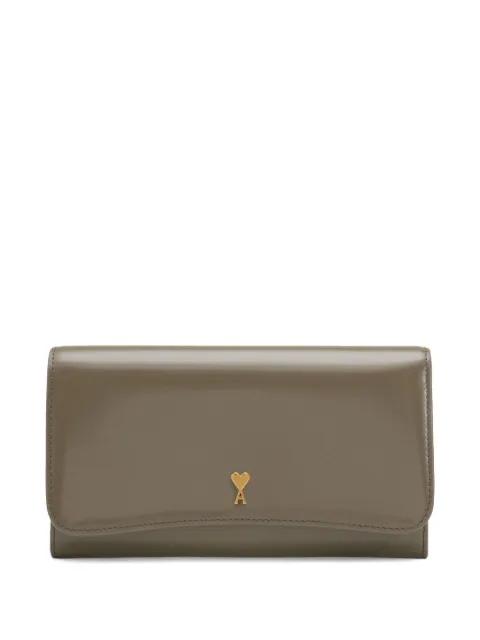 Paris Paris continental leather wallet by AMI