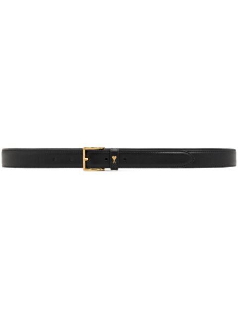 Paris Paris leather belt by AMI