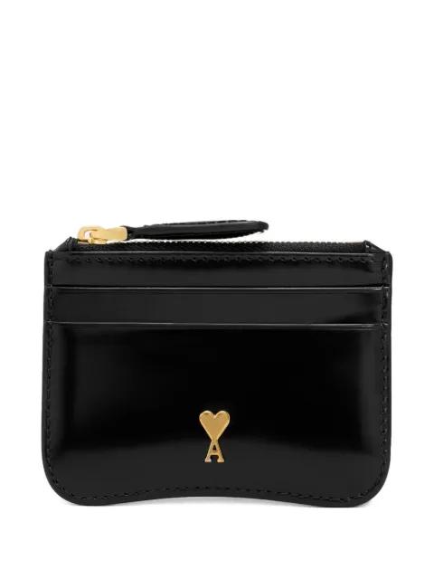 Paris Paris leather cardholder by AMI