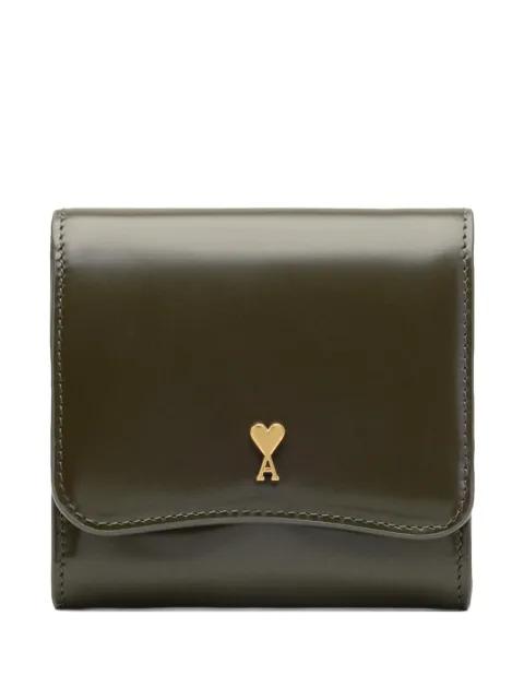 Paris Paris stud leather wallet by AMI