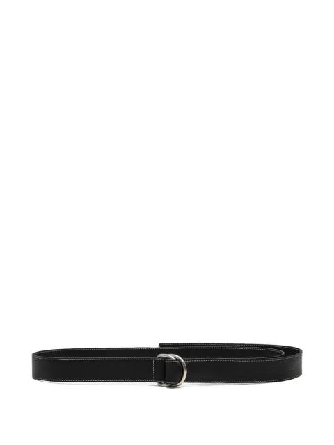 Supple leather double-buckle belt (35mm) by AMI