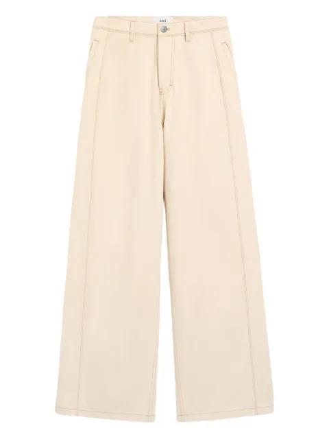 Wide Fit cotton jeans by AMI