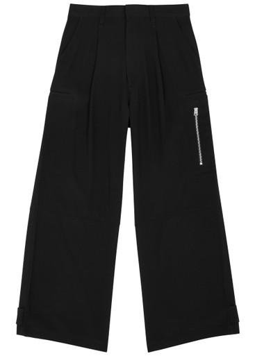 Wide-leg cargo trousers by AMI