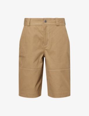 Worker Bermuda Cotton Shorts by AMI