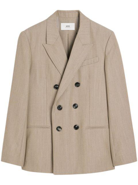 back-slit blazer by AMI
