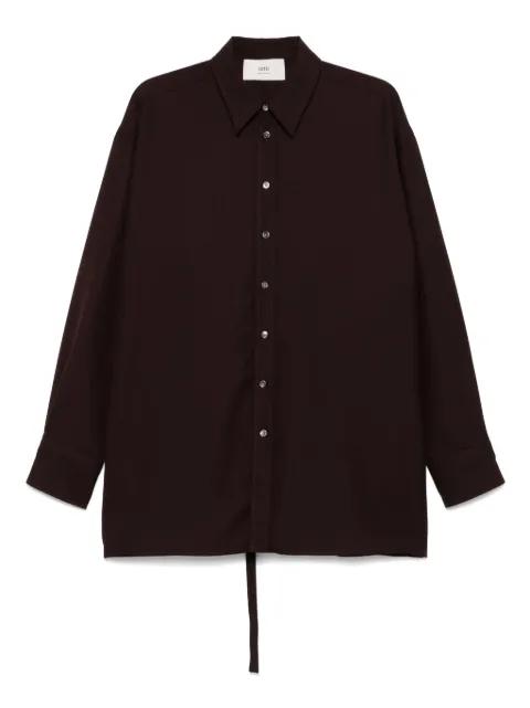 back-slit shirt by AMI