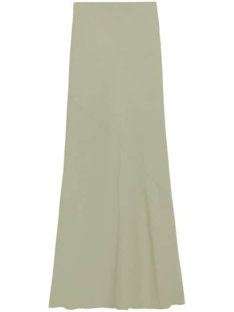 bias-cut maxi skirt by AMI