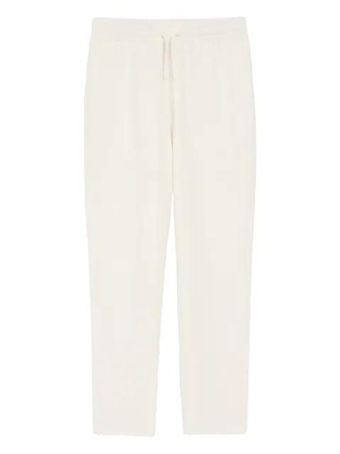 blended linen elasticated waist trousers by AMI