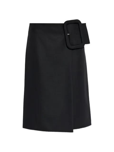 buckle midi skirt by AMI