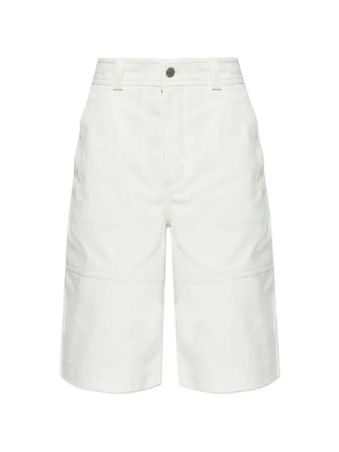 button denim shorts by AMI