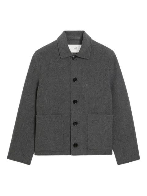 button-fastening shirt jacket by AMI