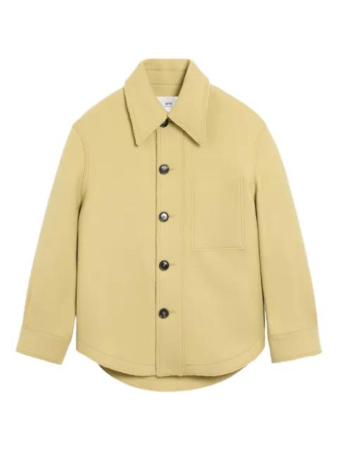 button-up wool jacket by AMI