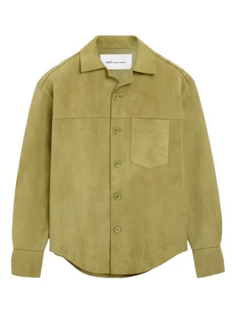 buttoned chest-pocket overshirt by AMI