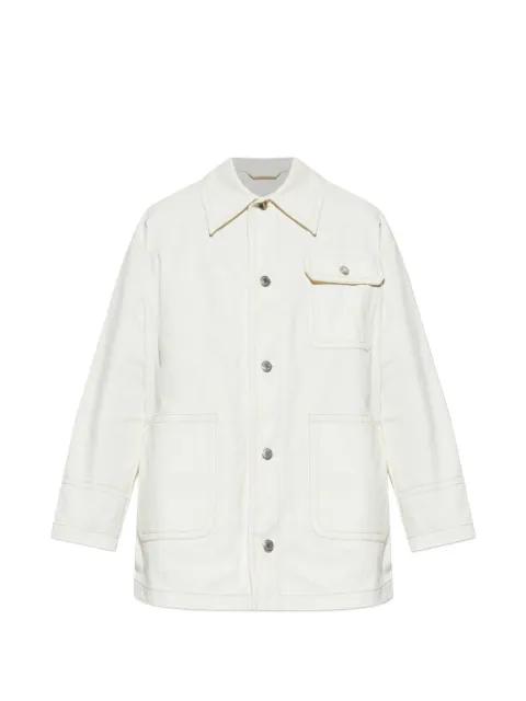 chest-pocket shirt jacket by AMI