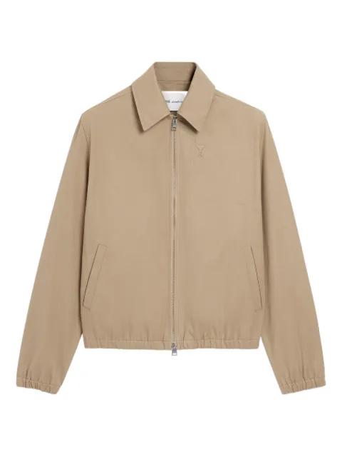 cotton Ami de cœur zipped jacket by AMI