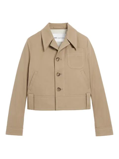 cotton buttoned jacket by AMI
