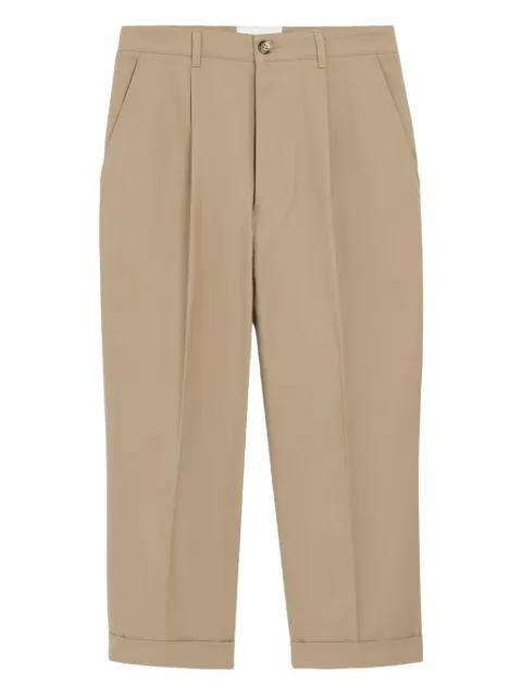 cotton carrot oversized trousers by AMI