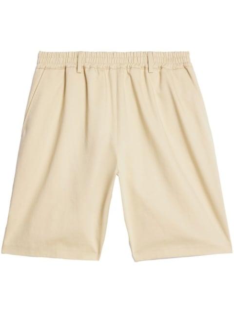 cotton chino shorts by AMI