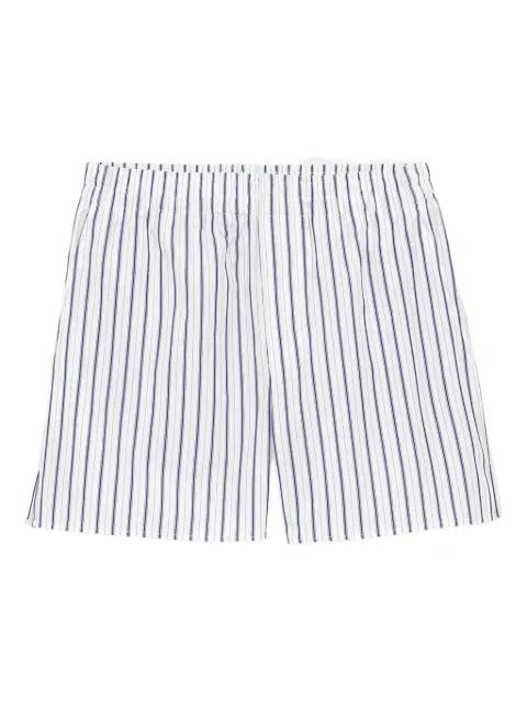 cotton elasticated shorts by AMI